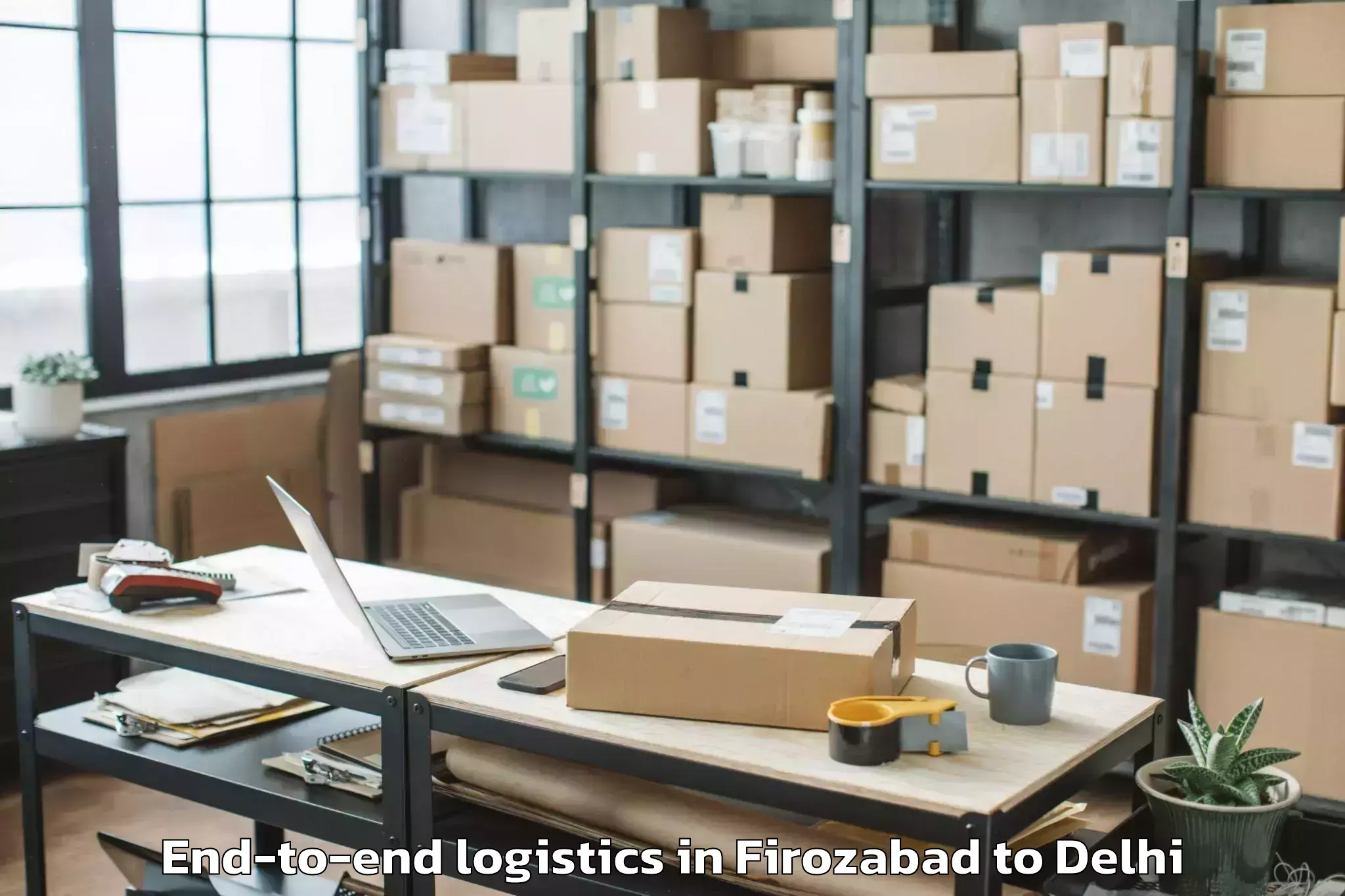 Easy Firozabad to Garhi End To End Logistics Booking